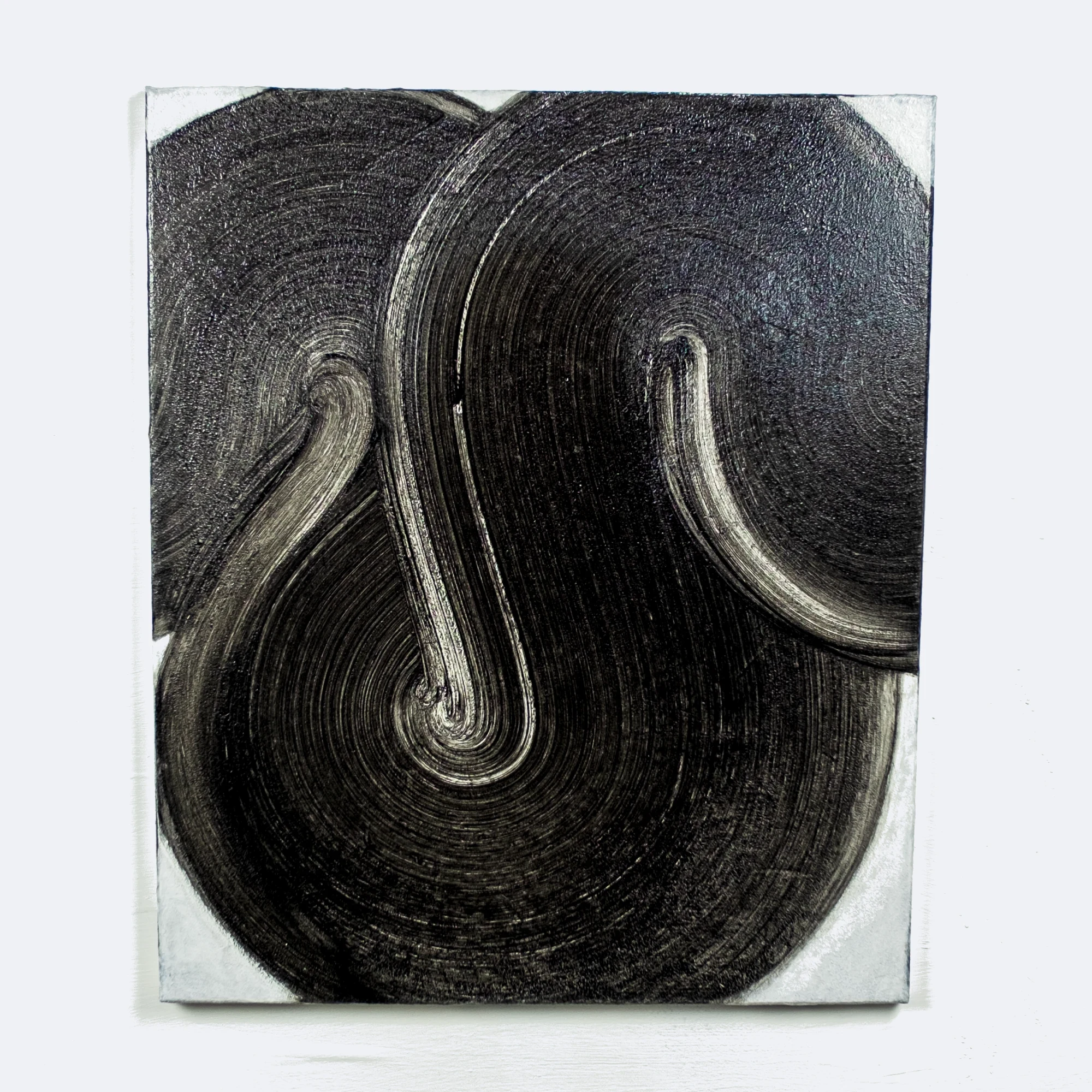 Dipinto astratto contemporaneo "Le evasioni barbariche" (2021) di Andrea Baldelli — Ultrastruttura, Olio su tela, 50x60 cm. Opera disponibile per collezionisti e studi professionali in Bergamo, Milano, Bergamo, Brescia, Monza, Como, Varese, Verona, Torino, Lombardia, Nord Italia.