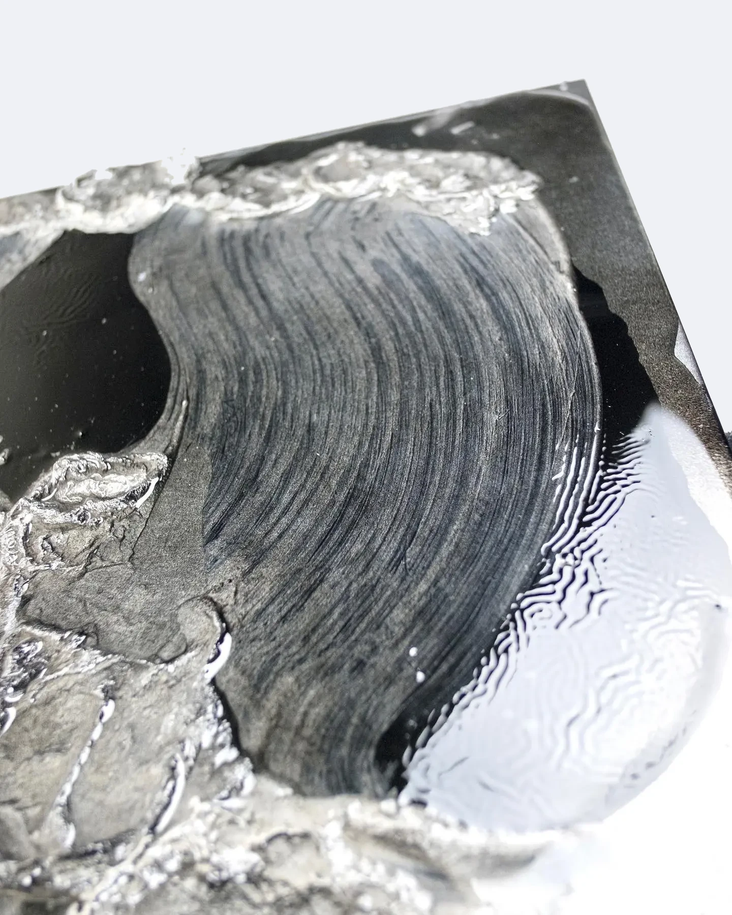 Opera 15 (2025) - Original Contemporary Abstract Painting by UltraStruttura | Olio su tela | 84 x 62 inches