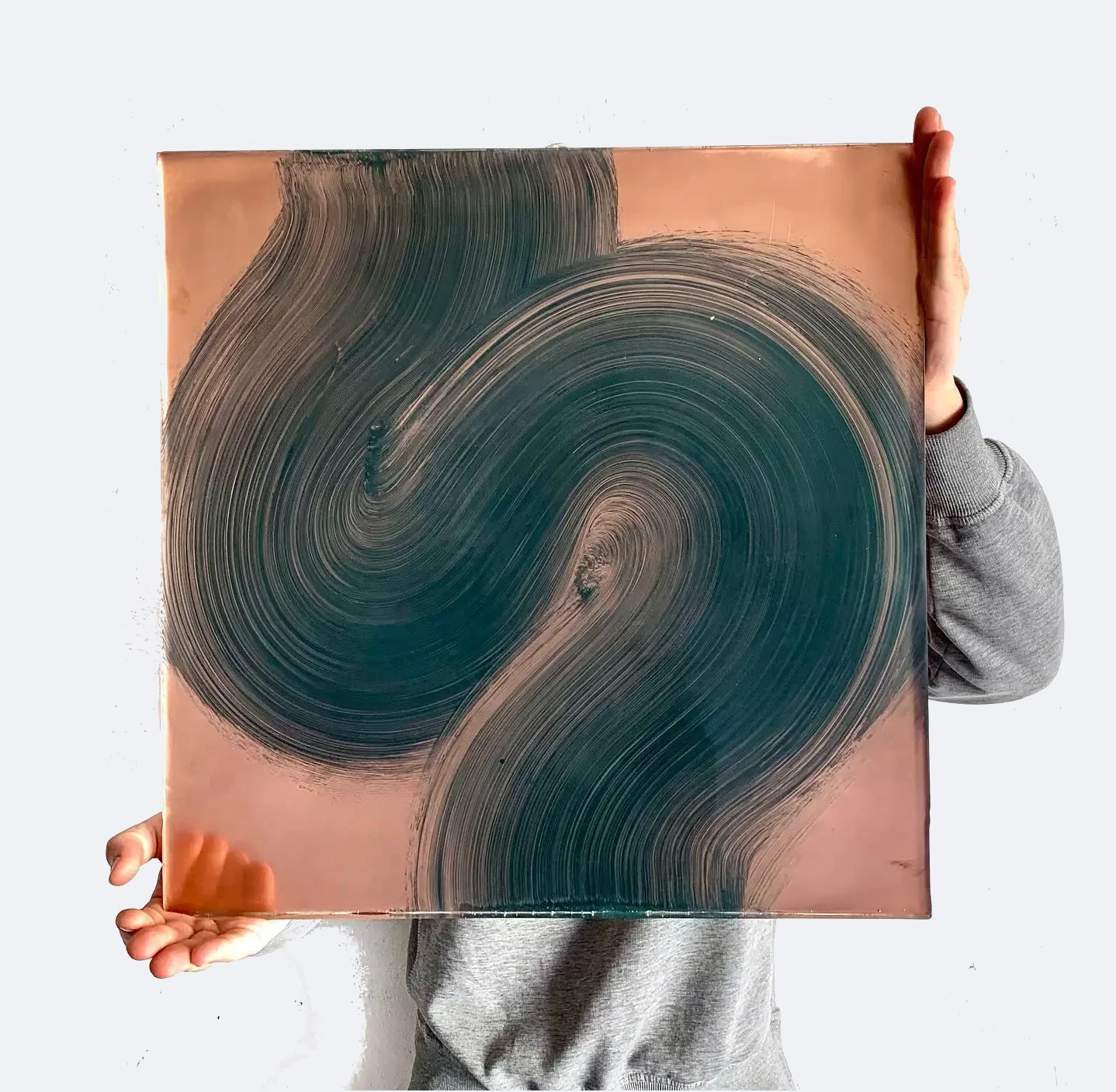 Opera 9 (2025) - Original Contemporary Abstract Painting by UltraStruttura | Olio su tela | 84 x 62 inches