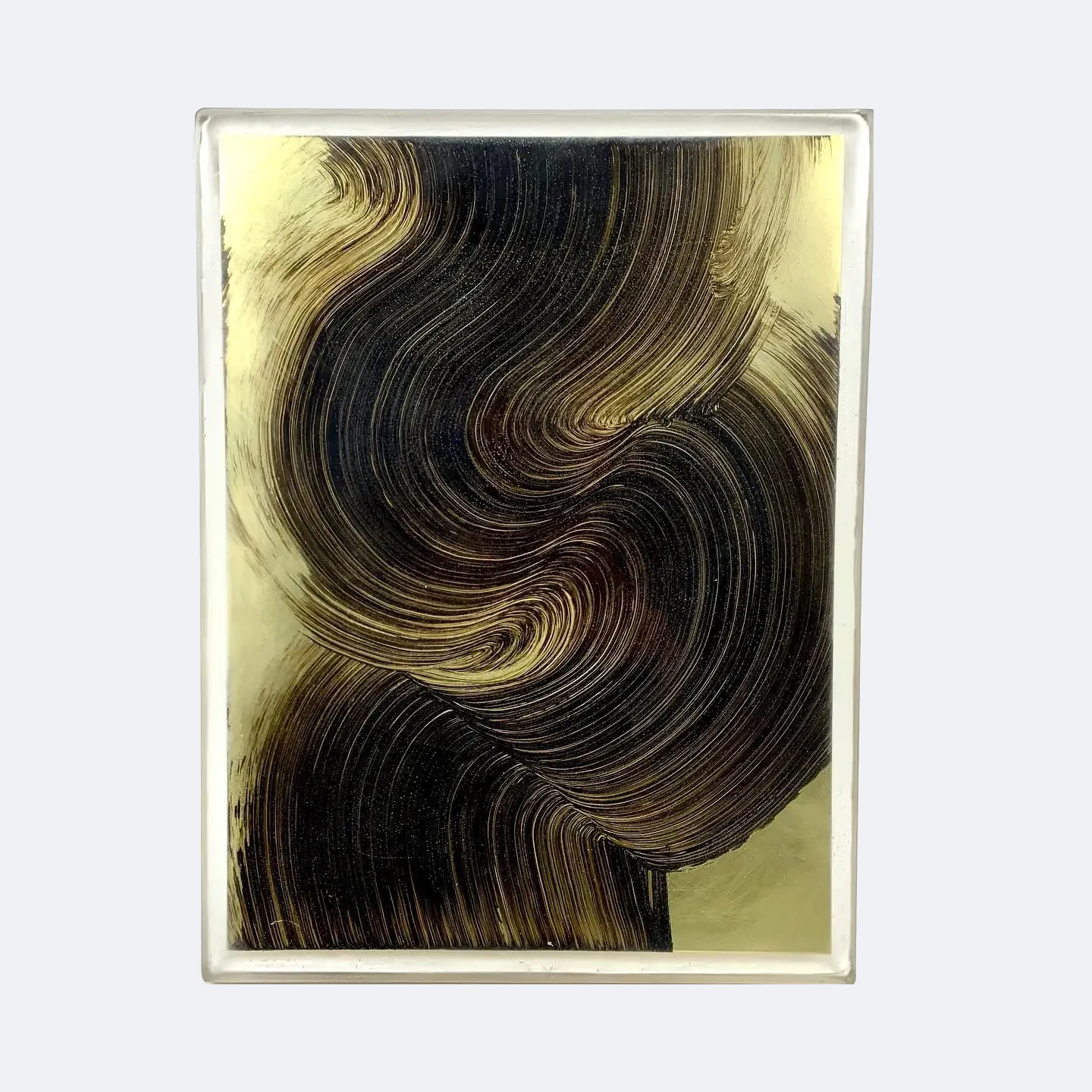 Opera 10 (2025) - Original Contemporary Abstract Painting by UltraStruttura | Olio su tela | 84 x 62 inches