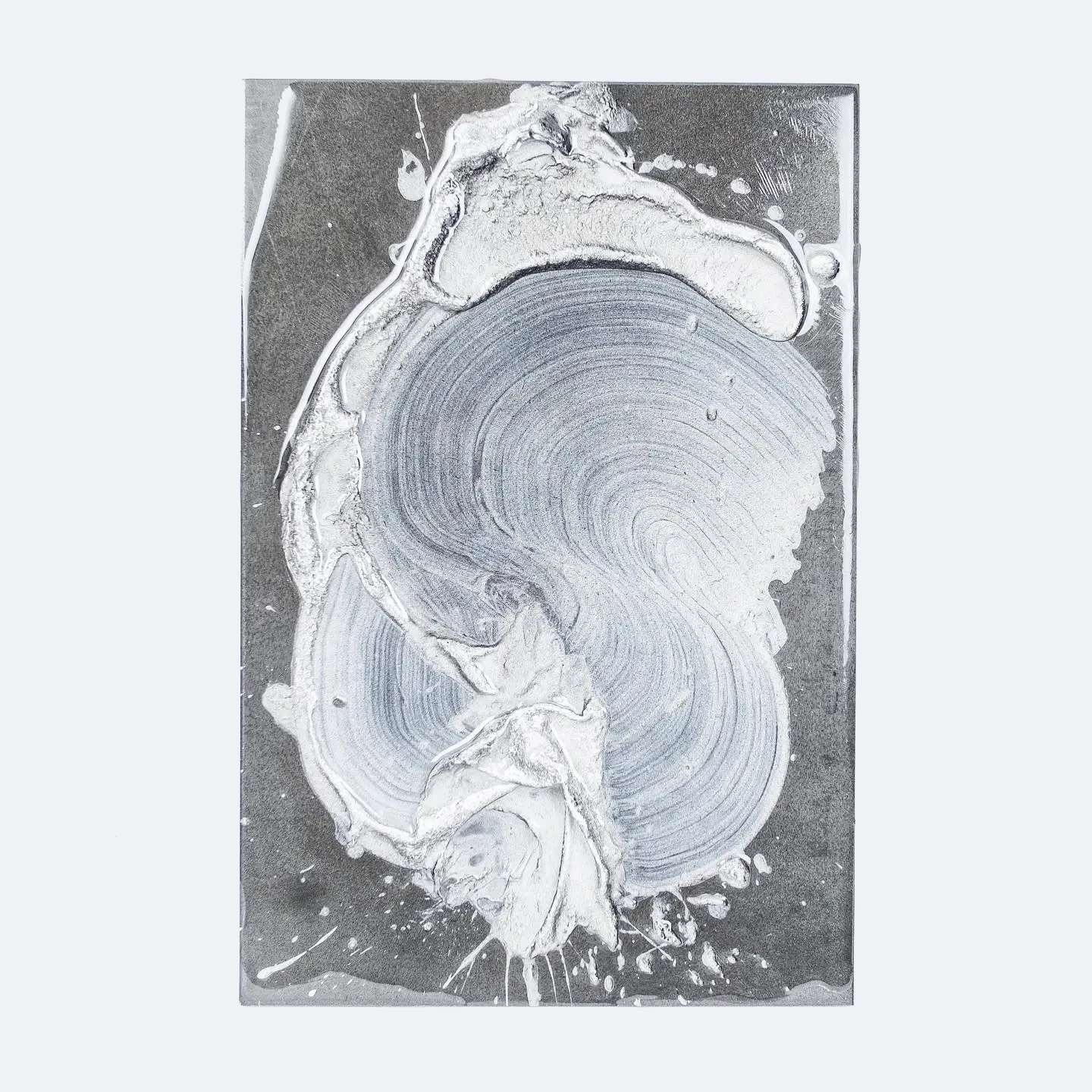 Opera 14 (2025) - Original Contemporary Abstract Painting by UltraStruttura | Olio su tela | 84 x 62 inches